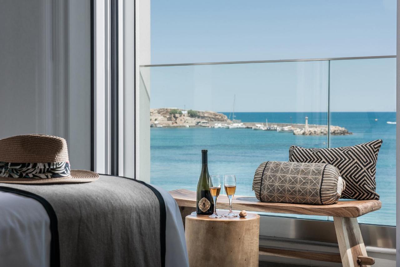 Khroma Luxury Suite 1 Beach Front Apartment Херсониссос Экстерьер фото