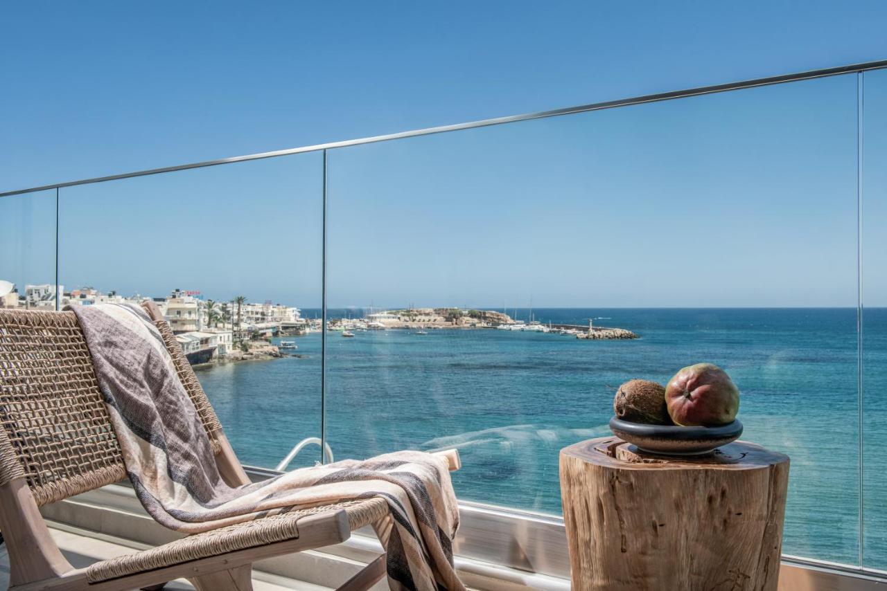 Khroma Luxury Suite 1 Beach Front Apartment Херсониссос Экстерьер фото