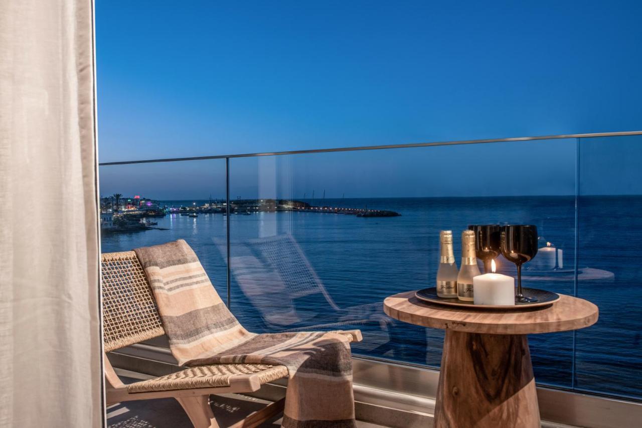 Khroma Luxury Suite 1 Beach Front Apartment Херсониссос Экстерьер фото